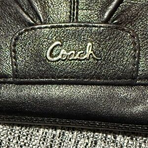 Coach Black Leather Women's Bag
